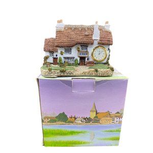 Vintage The Swan Inn Bed and Breakfast Village With working Clock Christmas